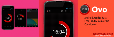 Android Ovo Timer App for free and fast countdown