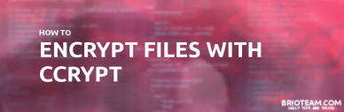 How to Encrypt Files from Command line with ccrypt